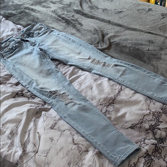 YMI Pants - Ripped Blue Jeans